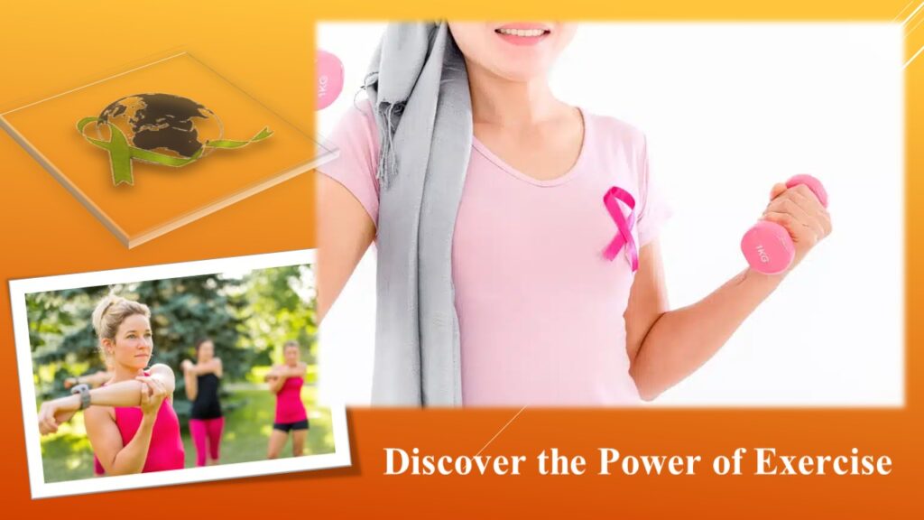 Discover the Power of Exercise 2 A woman doing stretching exercises, symbolizing strength and hope after breast cancer treatment